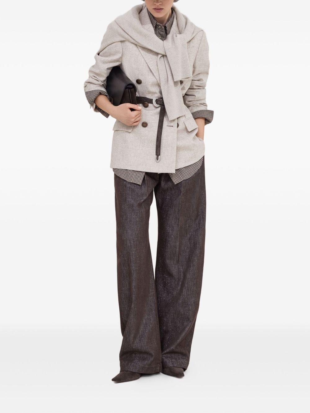 Double-breasted wool jacket MB1627054 C012 BRUNELLO CUCINELLI 