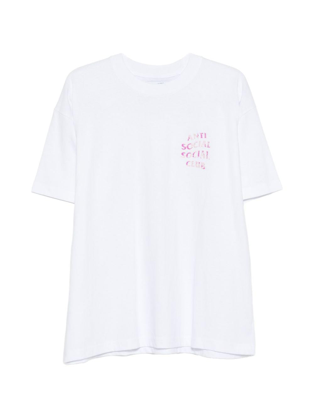 logo-print t-shirt ASSC120029 WHITE ANTI SOCIAL SOCIAL CLUB 