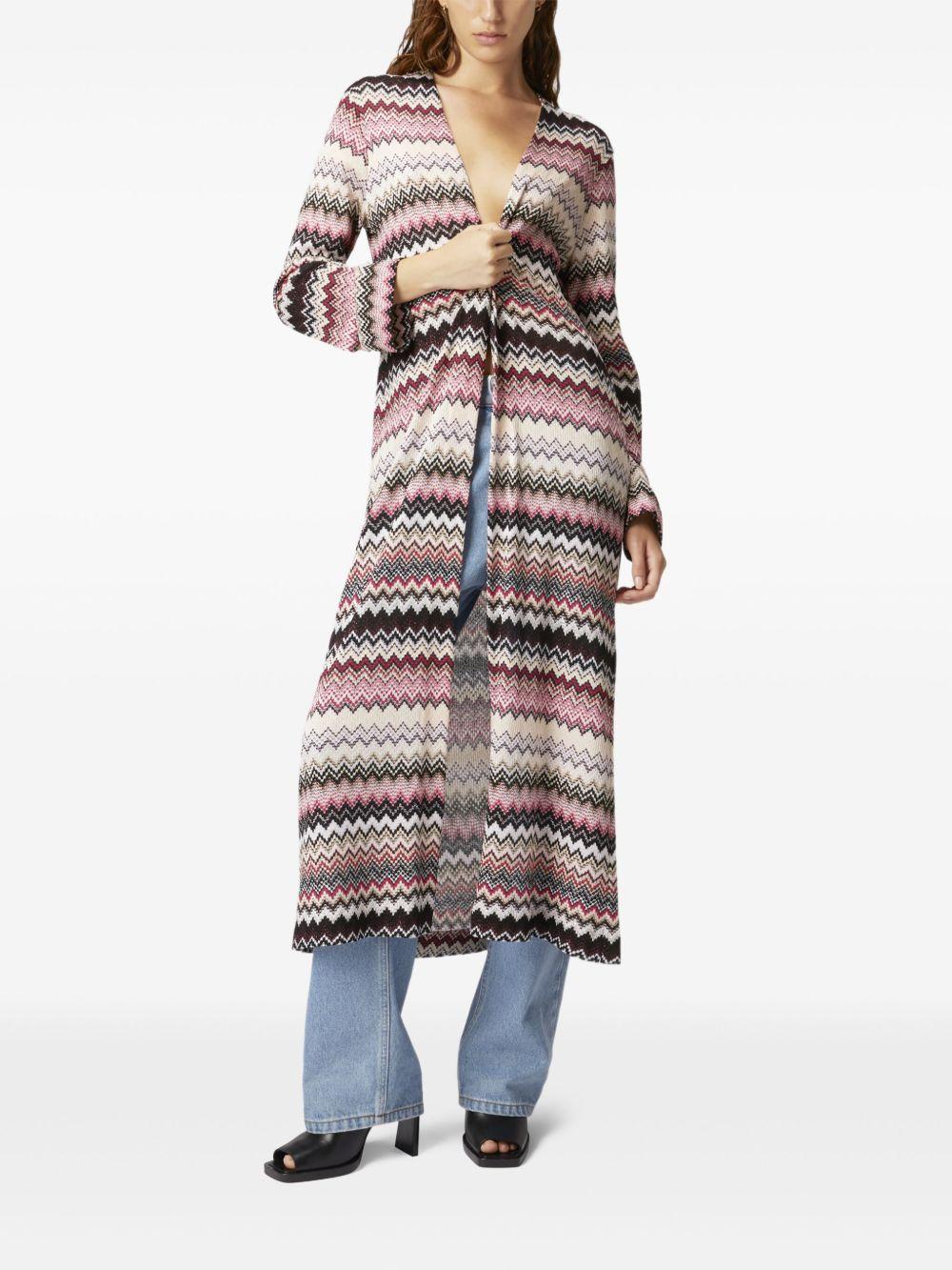 Zigzag long cardigan<BR/><BR/><BR/> DS25SM0K BR00ZVSM9KQ MISSONI 