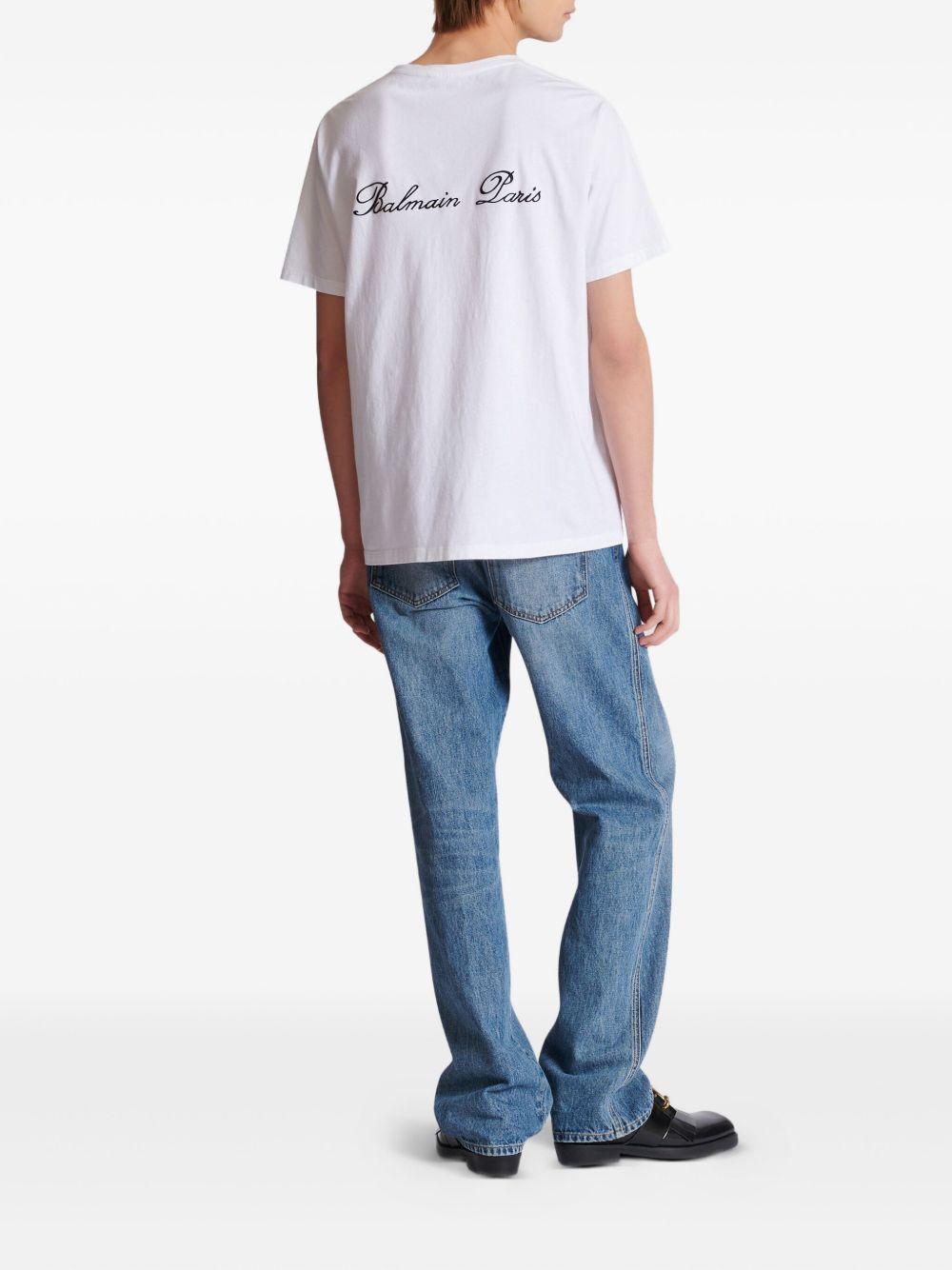 embroidered t-shirt FH1EG000BC68 GAB BALMAIN 
