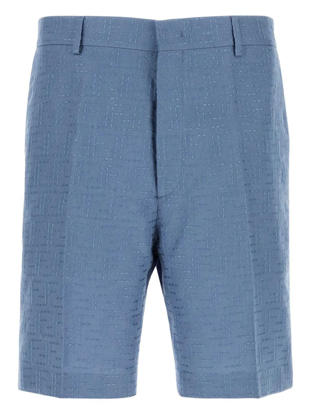 FF Jacquard linen shorts FB0821 AU6YF0U6K FENDI 