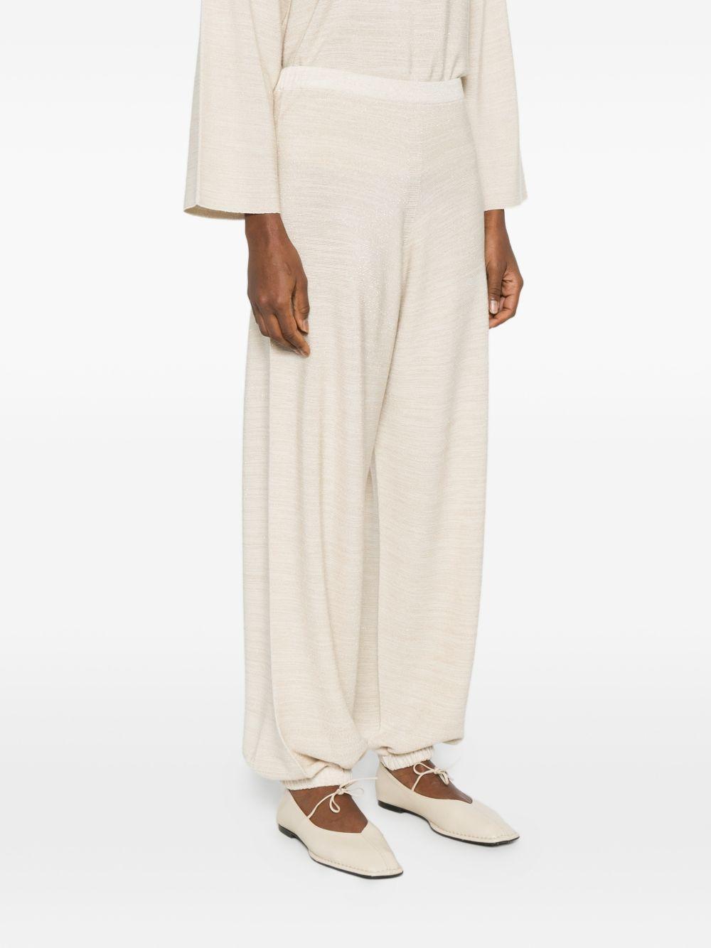 Jogger pants in wool, cotton, and lurex PAD266F328L766 0145 FABIANA FILIPPI 