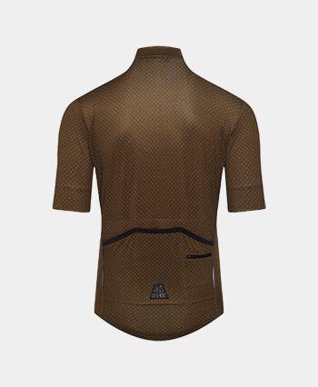 Lightweight Cycling Jersey FLEURETTE COCOA CAFÉ DU CYCLISTE 