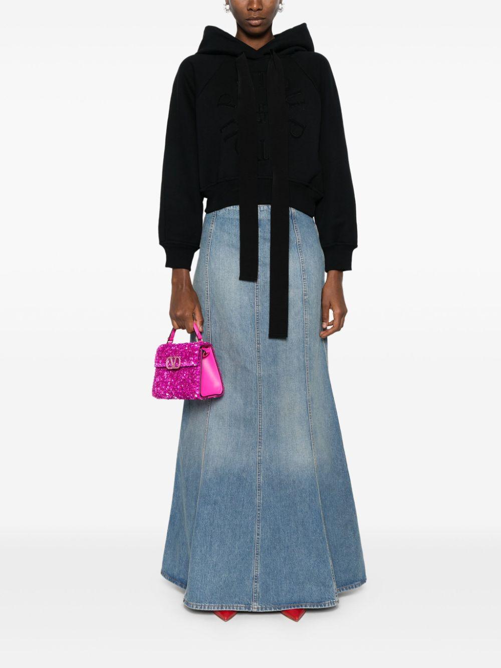 Medallion hoodie<BR/><BR/><BR/> JE0699995 999B PATOU 