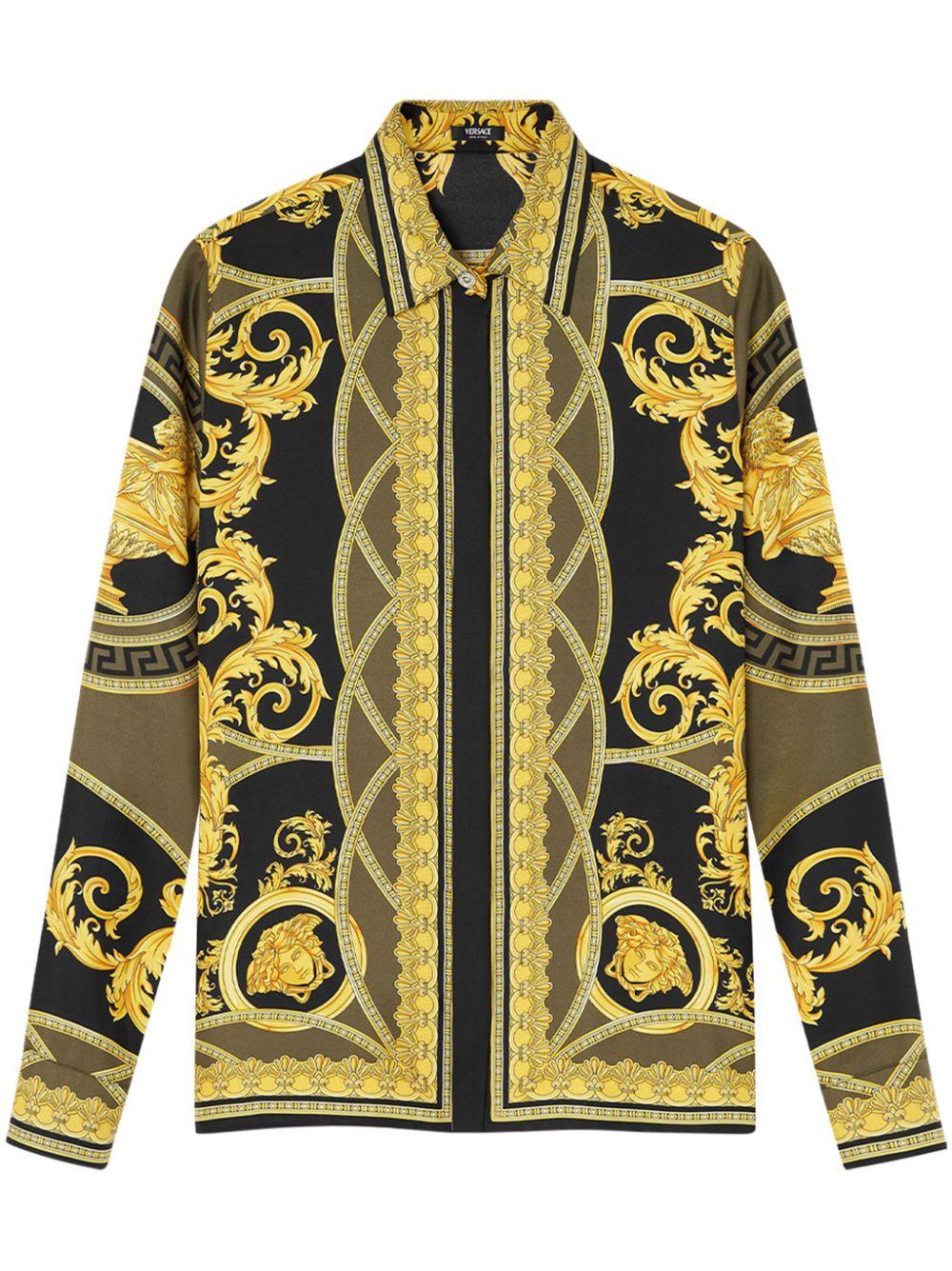 La Coupe des Dieux silk shirt<BR/><BR/><BR/> 1001360 1A115285BC60 VERSACE 