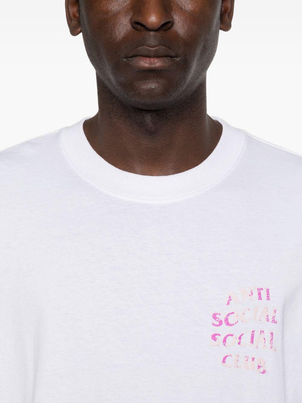 logo-print t-shirt ASSC120029 WHITE ANTI SOCIAL SOCIAL CLUB 