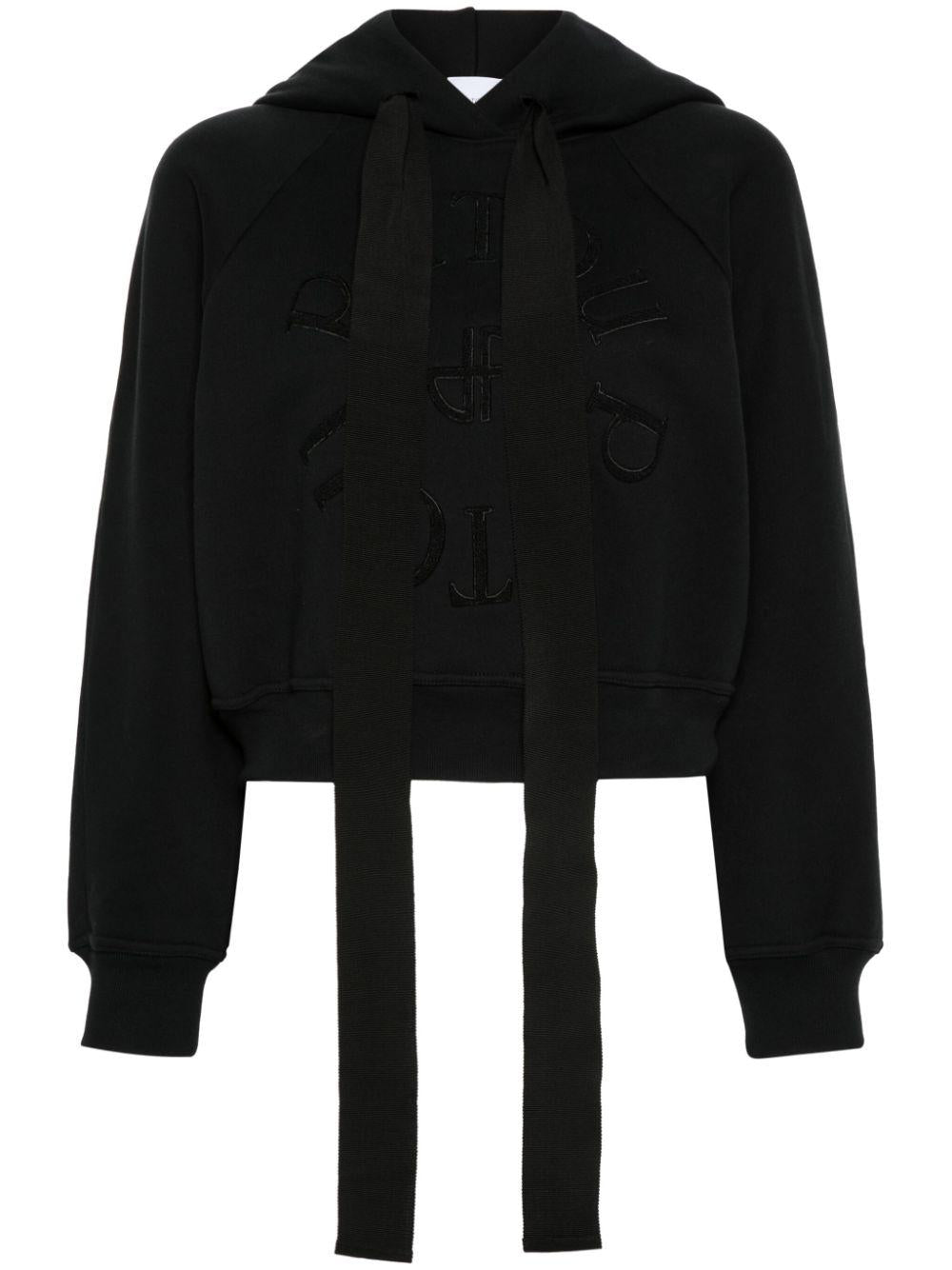 Medallion hoodie<BR/><BR/><BR/> JE0699995 999B PATOU 