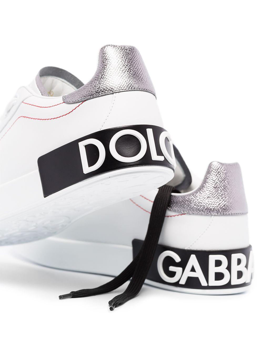 Portofino leather sneakers<BR/><BR/><BR/> CK1587 AH5278B441 DOLCE & GABBANA 