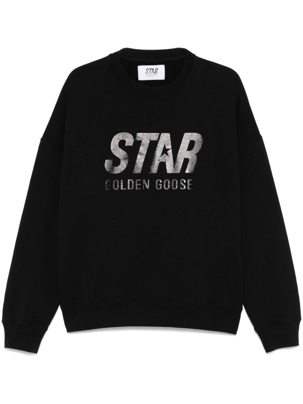 Logo sweatshirt GUP01992 P00180390100 GOLDEN GOOSE 