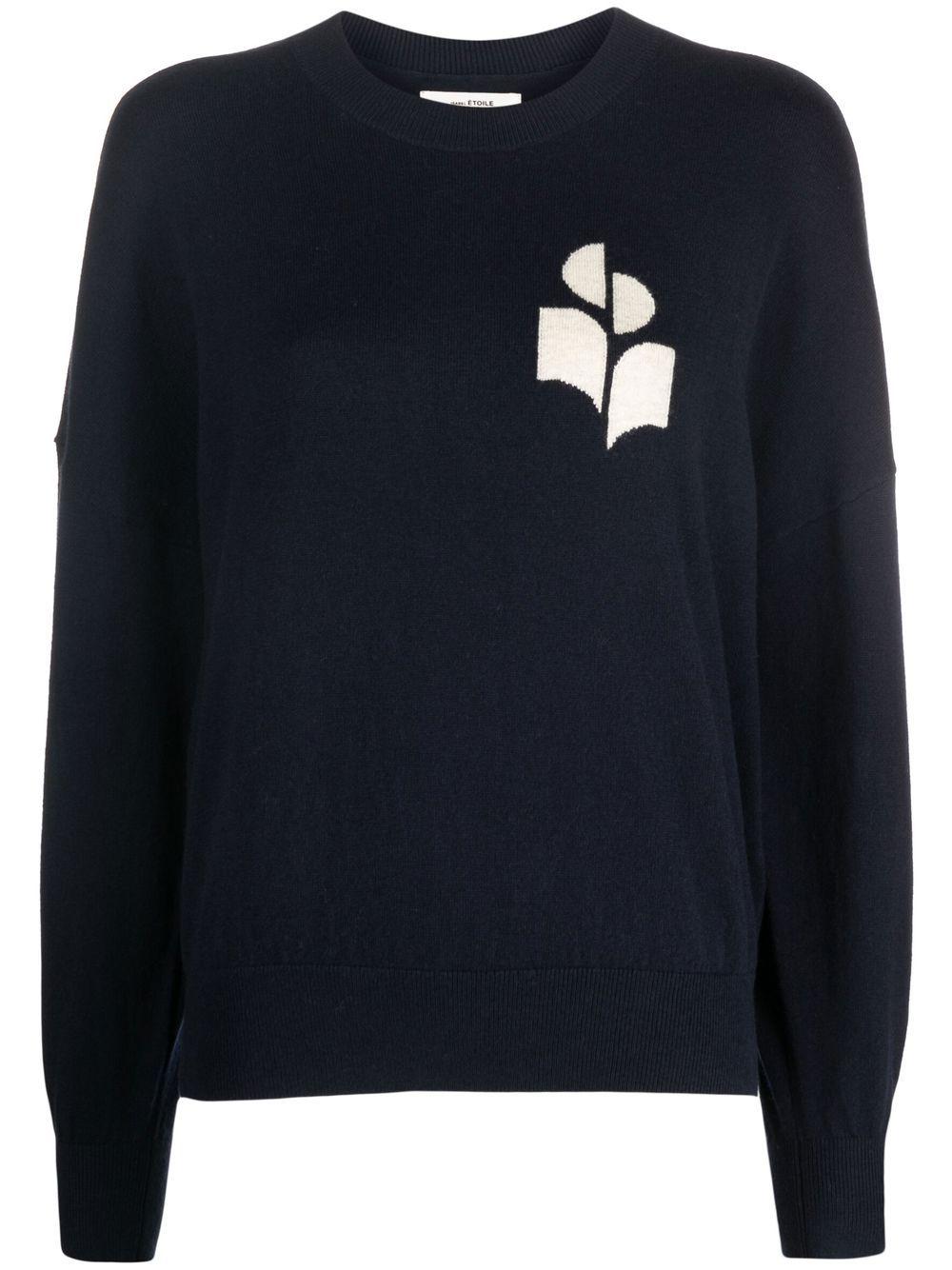 Marisans logo-intarsia jumper<BR/><BR/><BR/> PU0053FA A1X05E30MI MARANT ÉTOILE 