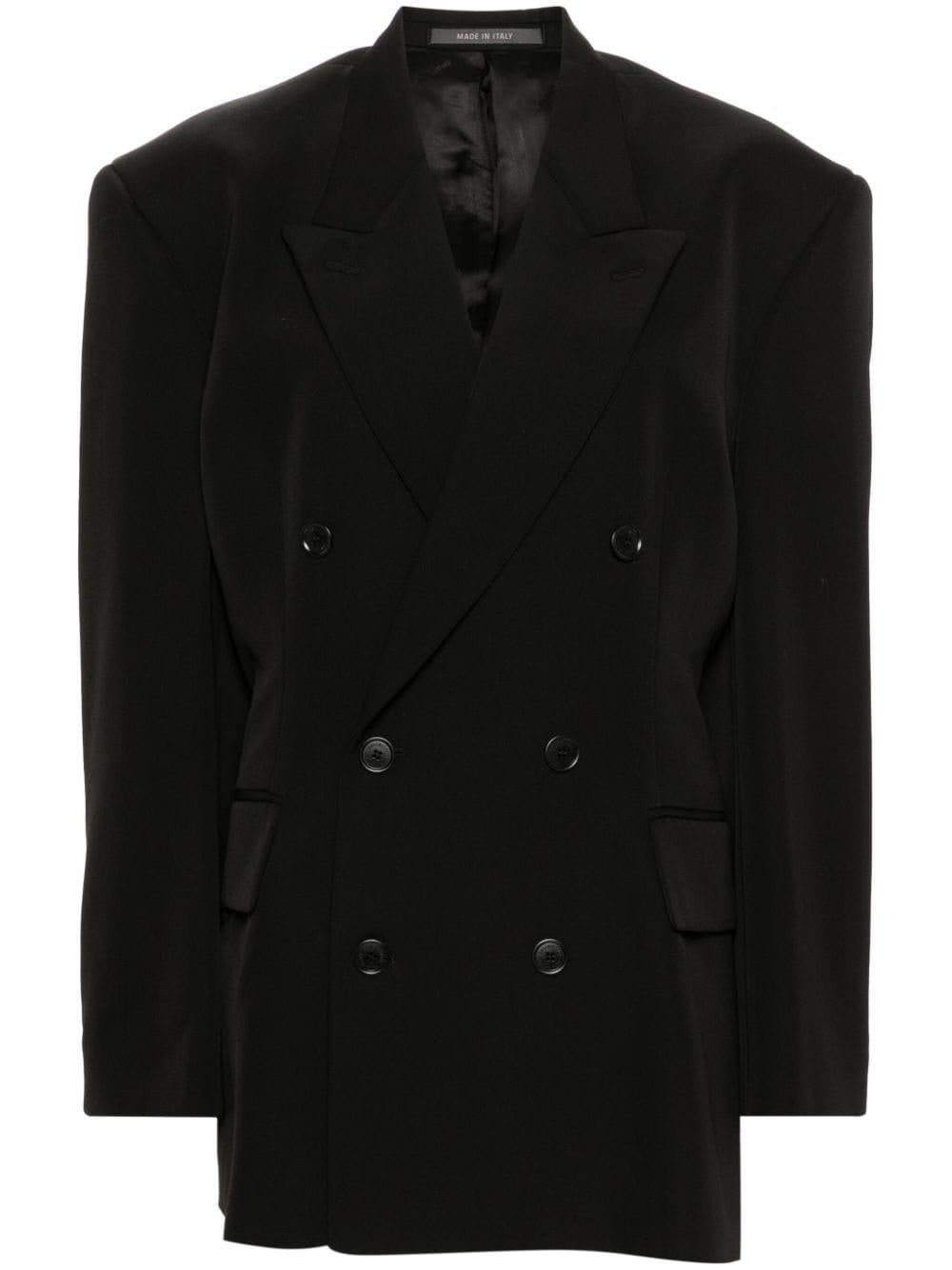 Cinched wool blazer 773357 TNT391000 BALENCIAGA 