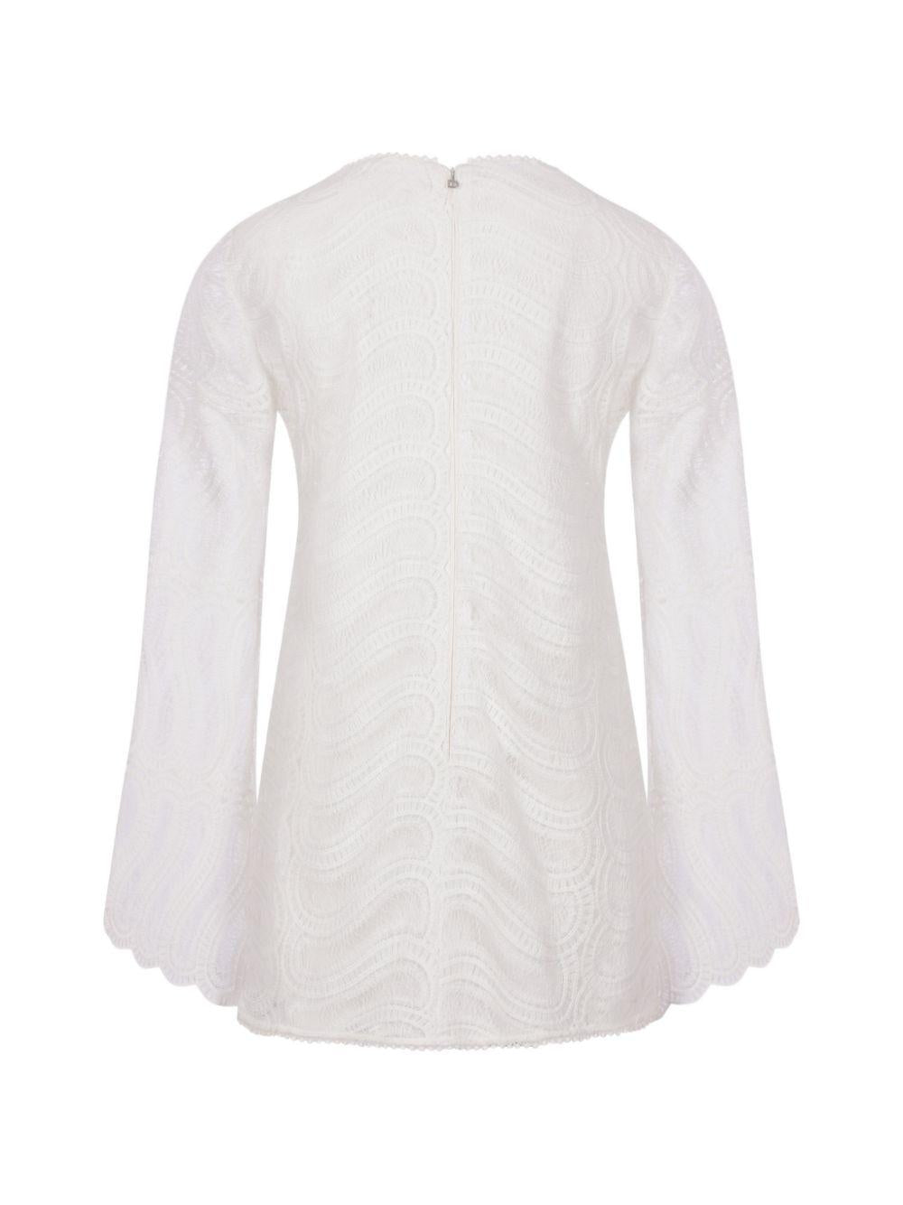 lace bell-sleeve dress 5S03053 NUC000540977_010 RAQUEL DINIZ 