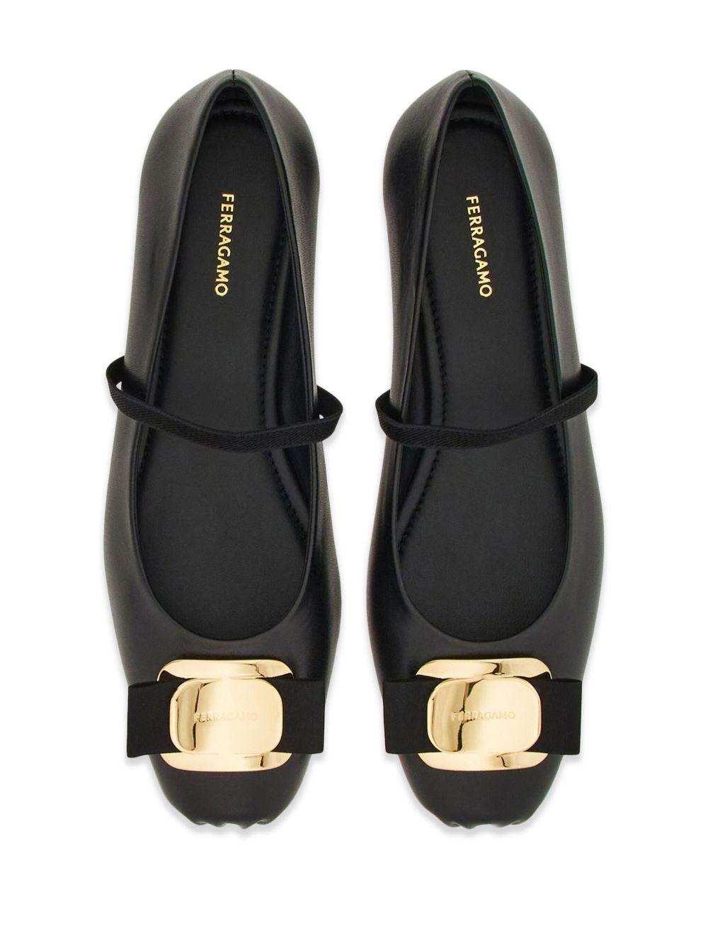 Ballerina shoes 01H345ZINA 768868NERO FERRAGAMO 
