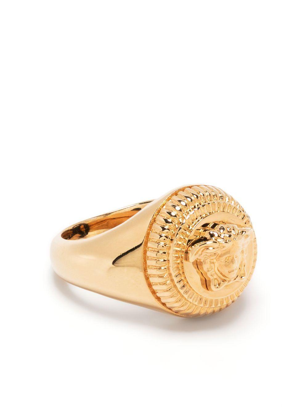 Medusa head ring<BR/><BR/><BR/> 1009248 1A006203J000 VERSACE 