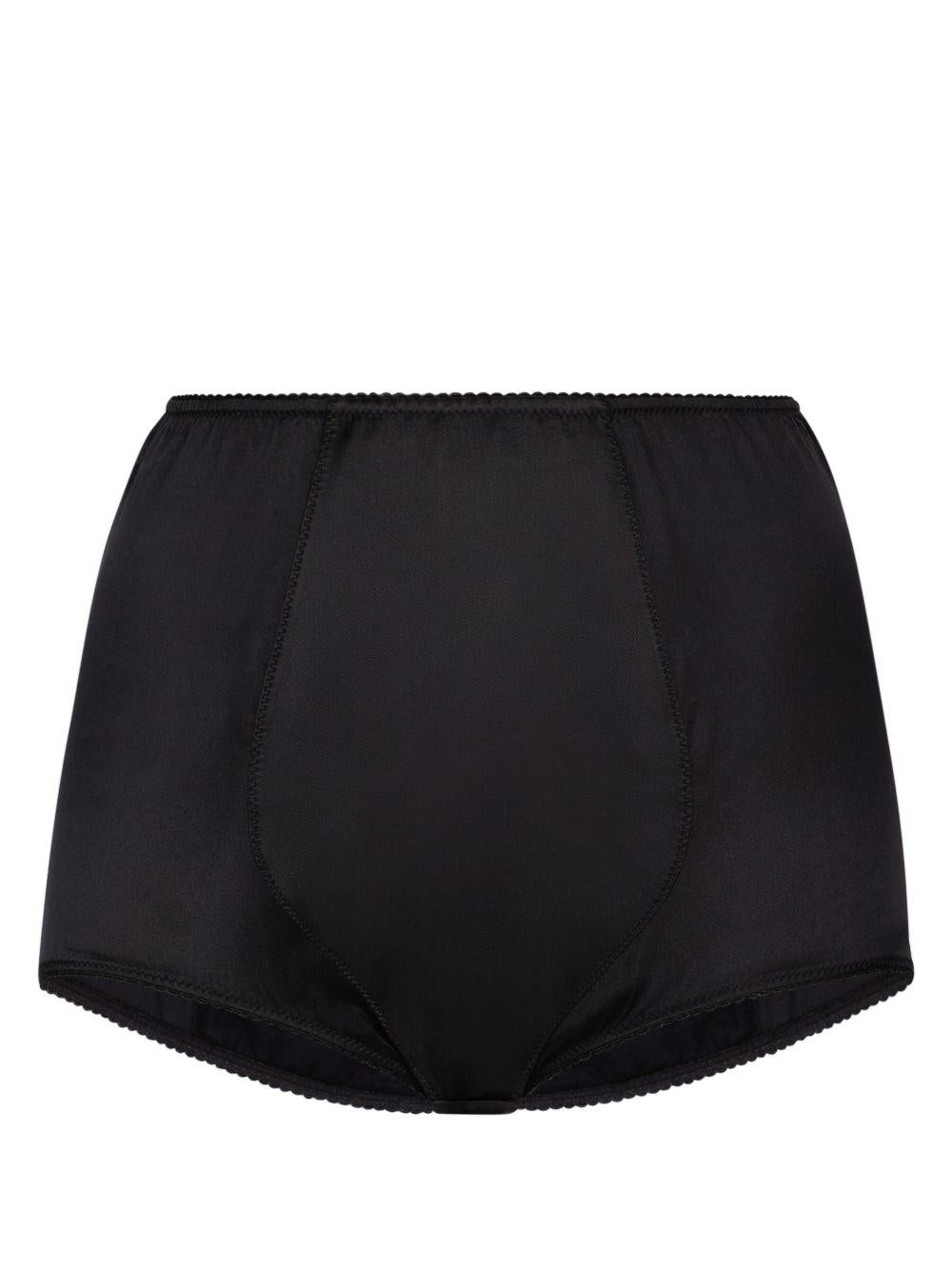 Satin-finish high-waisted briefs<BR/><BR/><BR/> O2A18T ONO13N0000 DOLCE & GABBANA 