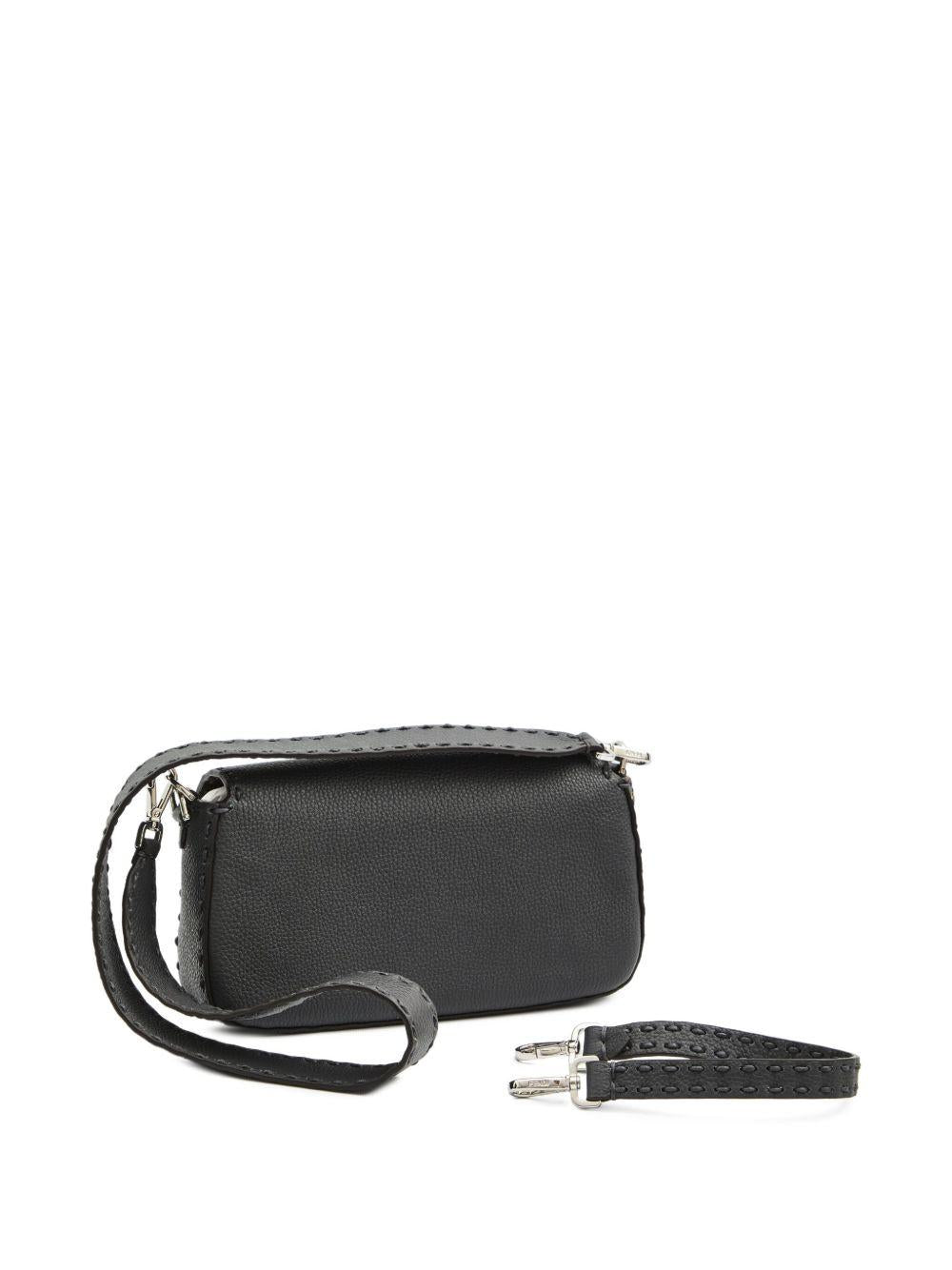 Baguette shoulder bag in hammered leather 7VA572 ARLZF0J55 FENDI 