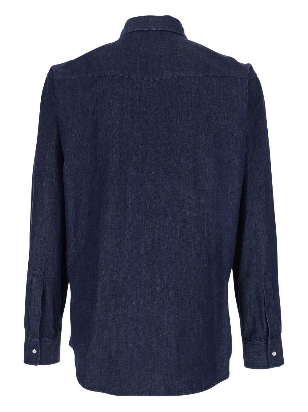 patch-pocket denim shirt S74DM1025 D30029470 DSQUARED2 
