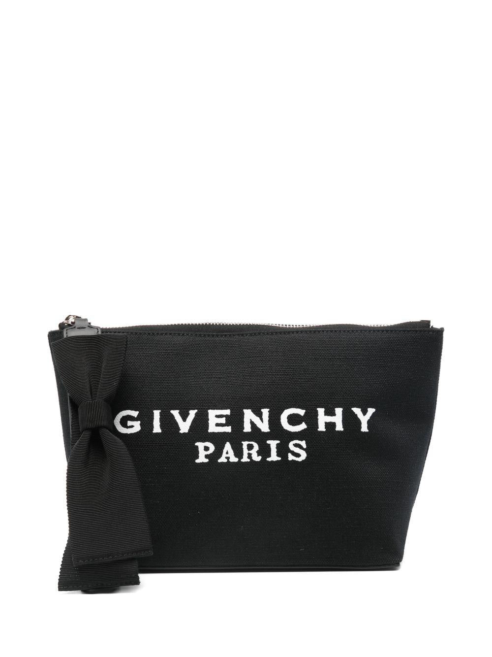 Small pouch in canvas with bow BB60PQB2DS 001 GIVENCHY 