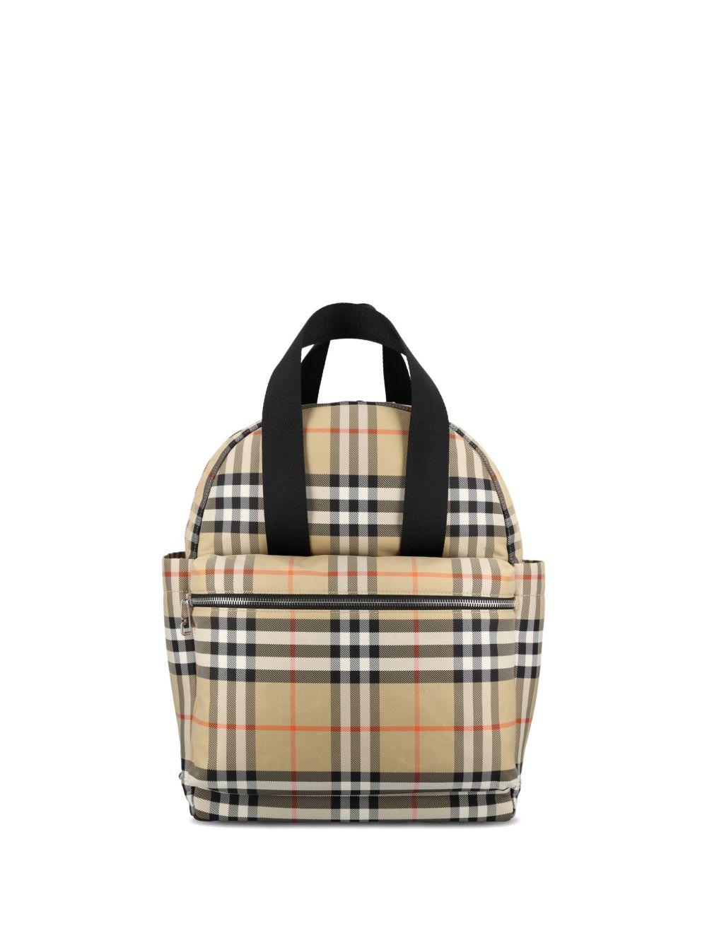 Iconic Changing Bag Print Backpack 8108441 B9368 BURBERRY KIDS 
