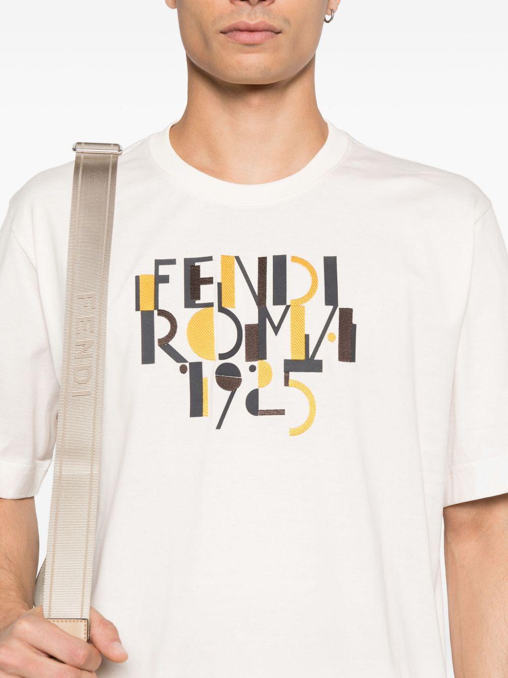 cotton T-shirt FY0936 AVOHF1J7C FENDI 