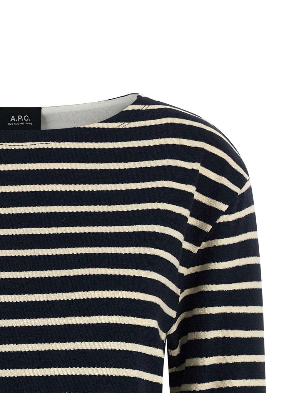 striped round-neck knitwear COHLT F26525IAK A.P.C. 