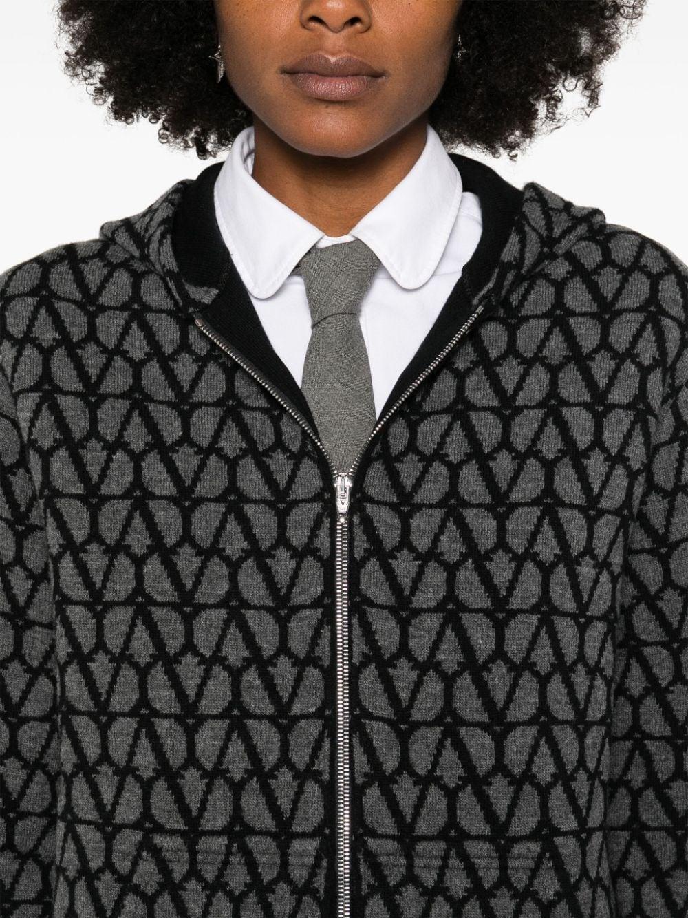 VLogo print cardigan<BR/><BR/><BR/> 5B3KE02Z8P0 ZPH VALENTINO GARAVANI 
