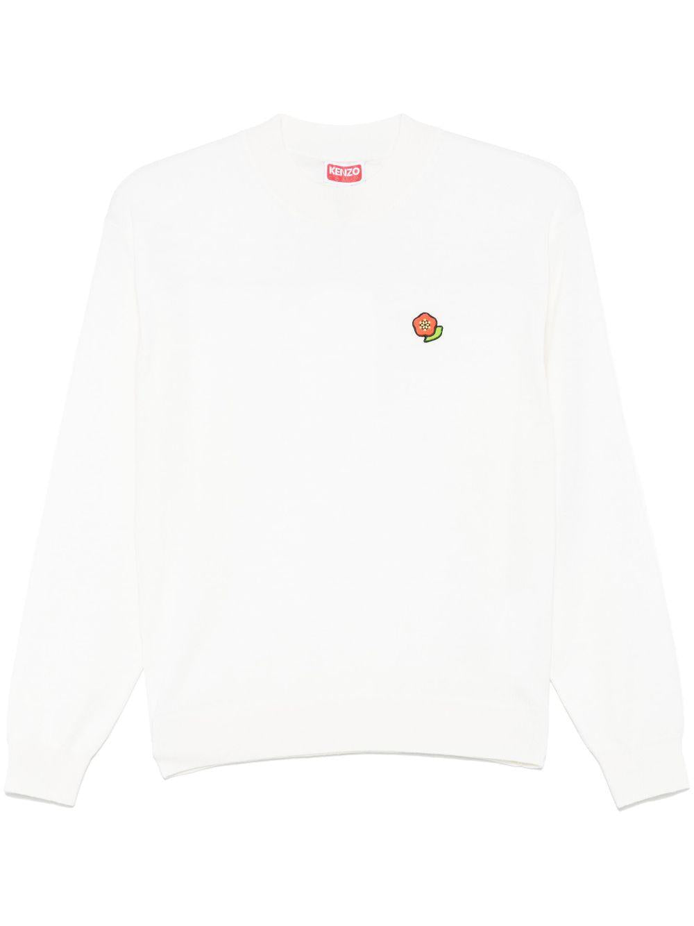 Lo flower sweatshirt FF52PU7123LB 02 KENZO 