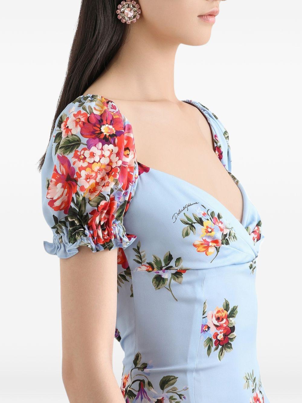 Flower bouquet-print dress F612ST FSA8PHC5ZO DOLCE & GABBANA 