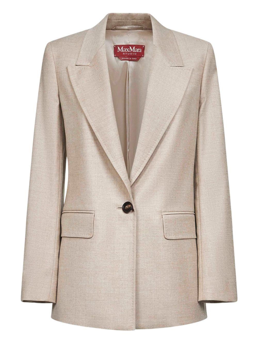 Regular fit flannel blazer 2526046022 BOLSENA052 MAX MARA 
