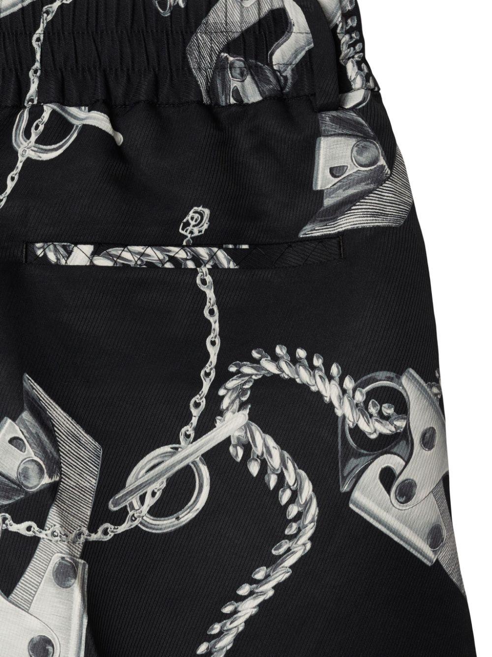 Chain shorts 8088957 SILVER/BLACK BURBERRY 