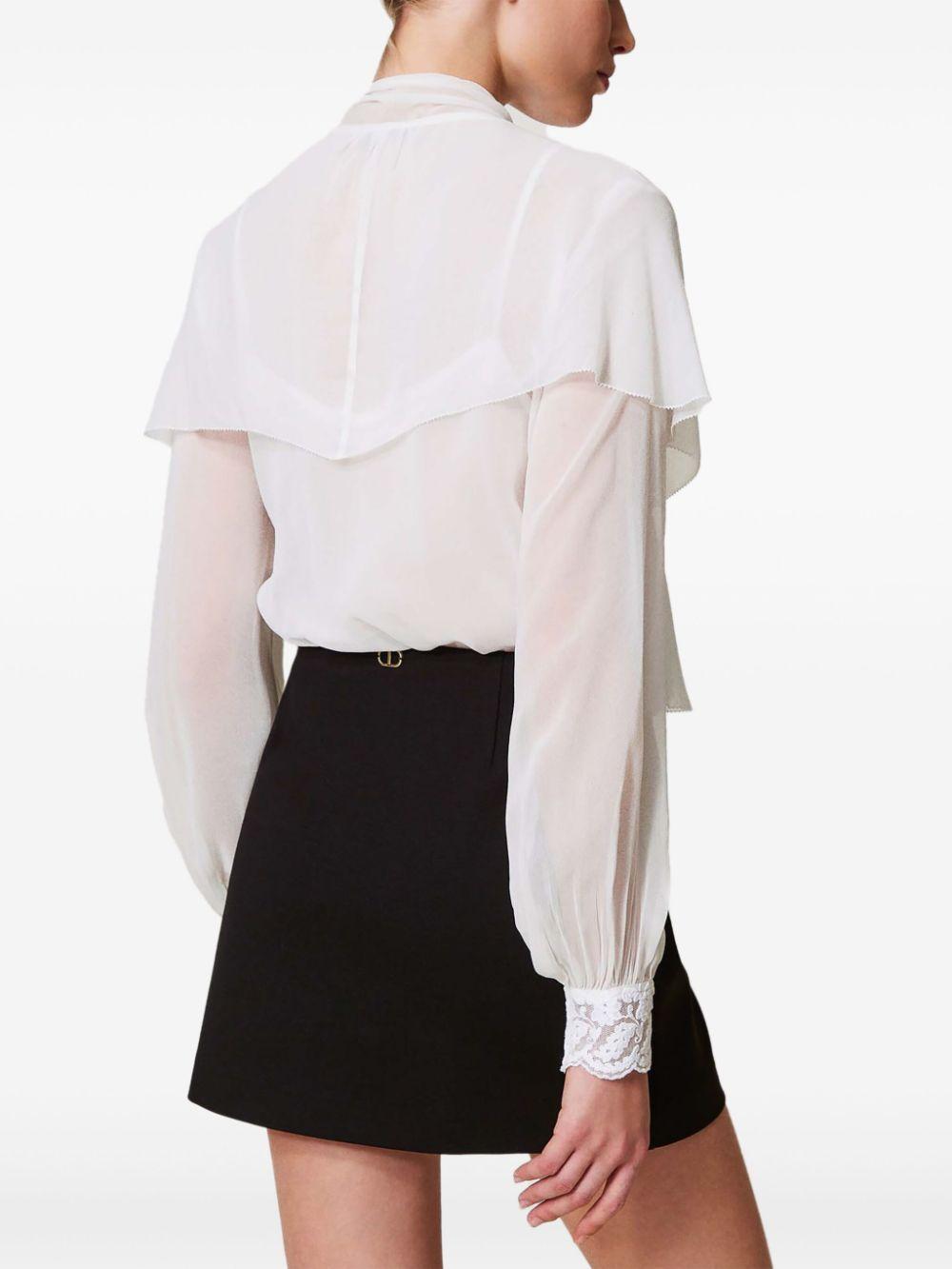 Button-detail mini dress<BR/><BR/> 251TP2135 00006 TWINSET 