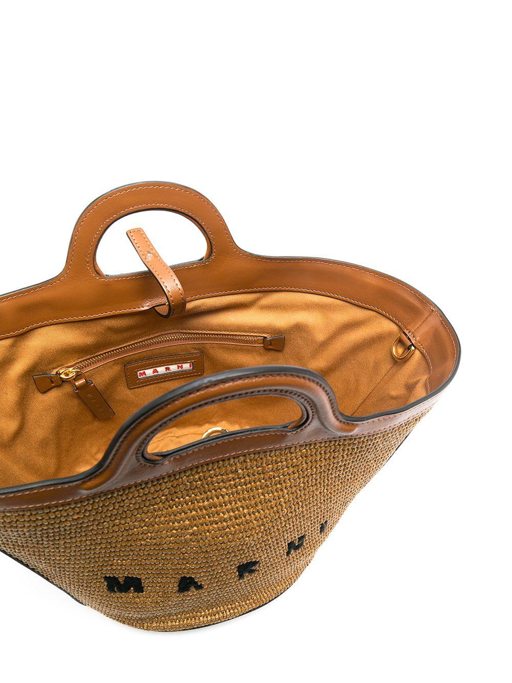 Tropicalia logo-embroidered tote bag<BR/><BR/><BR/> BMMP0068Q0 P386000M50 MARNI 