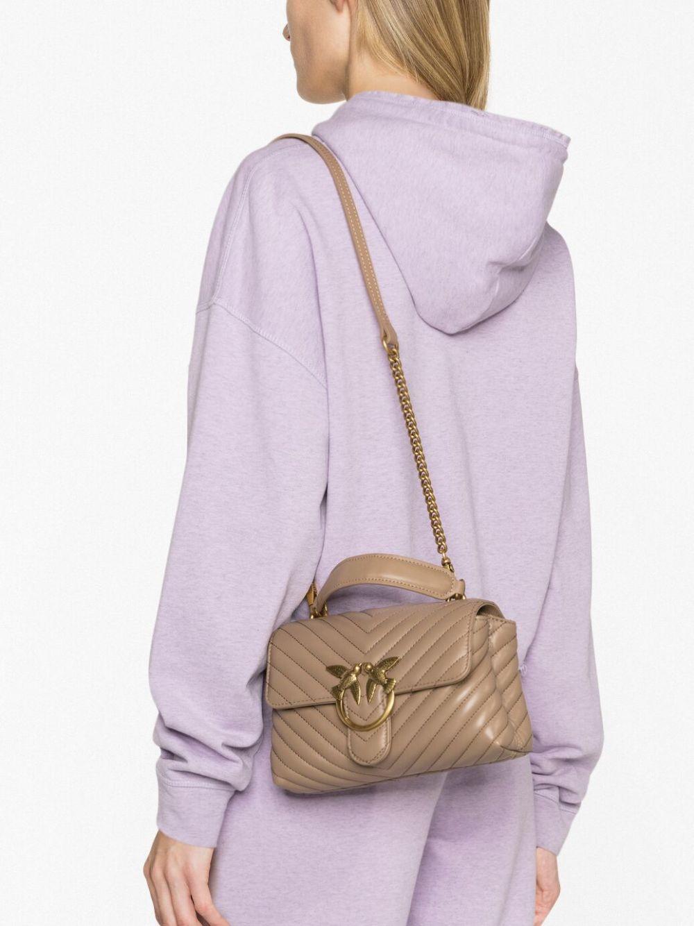 Classic Lady Love Bag Puff Chevron 100044 A0GKD01Q PINKO 