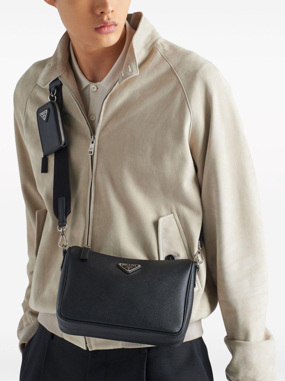 Saffiano-leather shoulder bag 2VH113 9Z2F0002 PRADA 