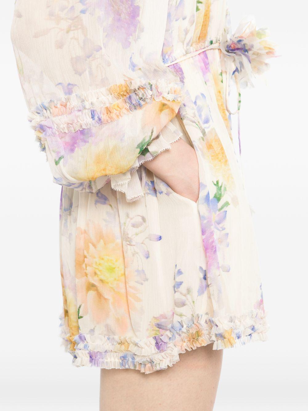 Luna Ruffle Playsuit dress 8154YS261 CRDA ZIMMERMANN 
