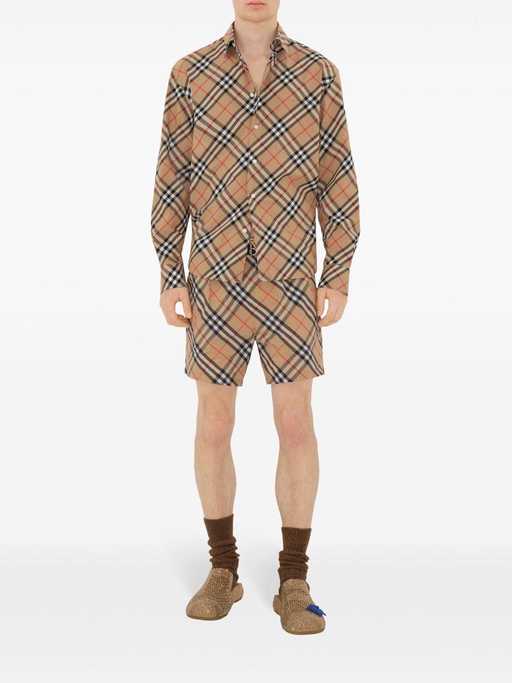 Checked print swimsuit 8087335 B9368 BURBERRY 