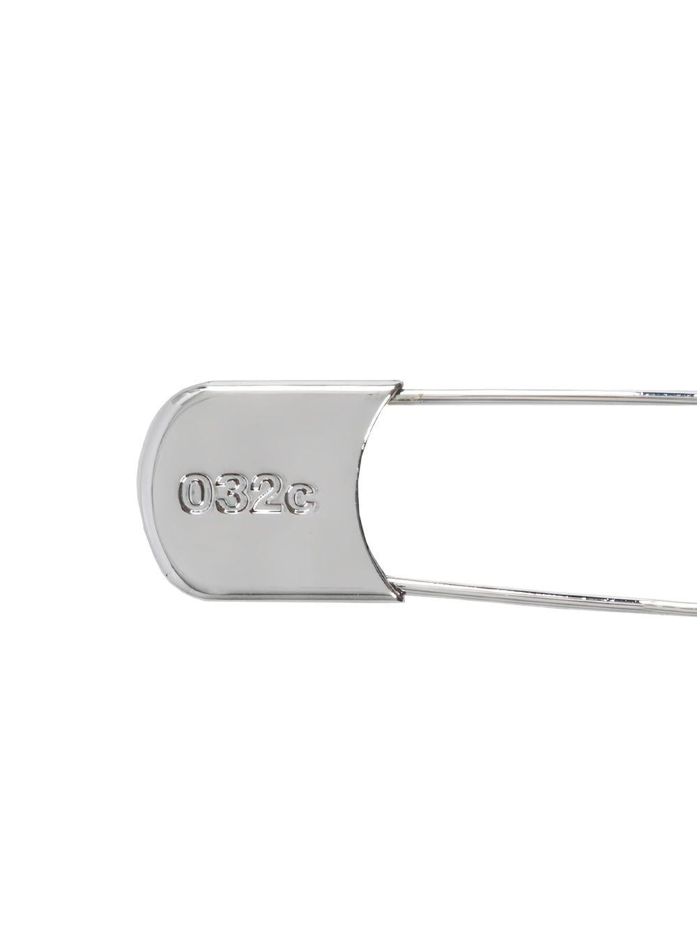 NEEDLE PIN WITH EMBOSSED LOGO SILVER LSD082CB001 SILVER 032c 
