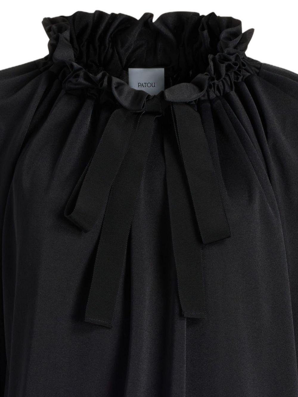 Iconic drawstring top in satin jersey JE1729969 999B PATOU 