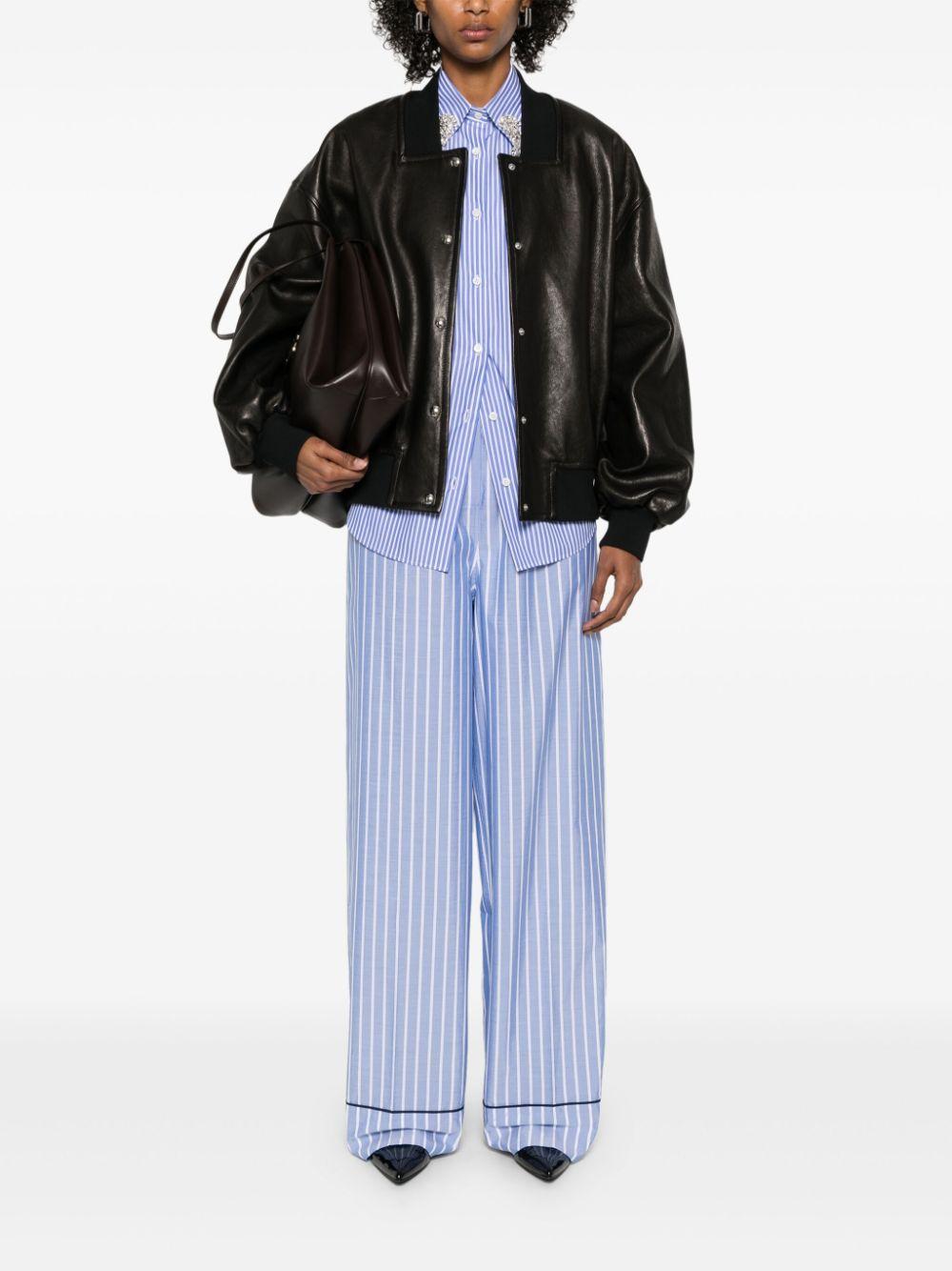 Striped trousers<BR/><BR/><BR/> P269IR 16BWF0013 PRADA 