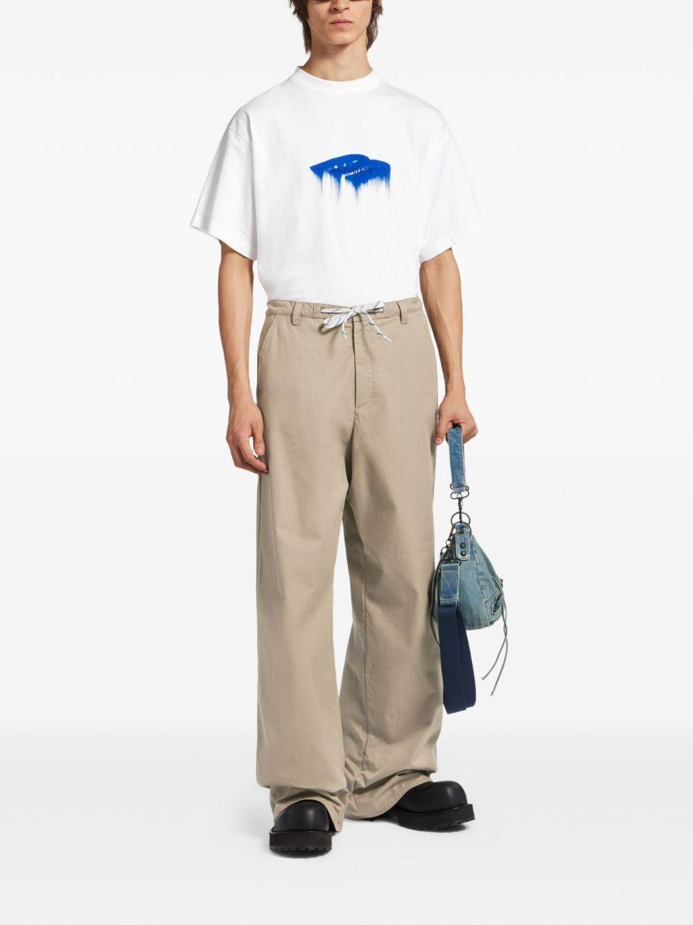 Wet Brush Oversized T-shirt 850345 TUVJ89000 BALENCIAGA 