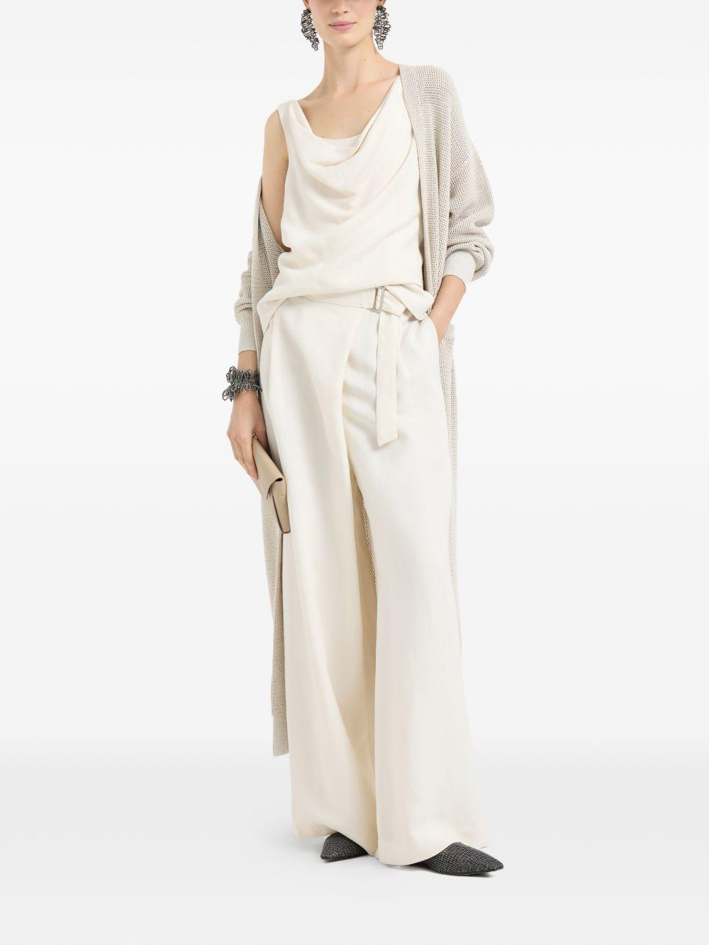 sparkling net long cardigan MST263346 CY948 BRUNELLO CUCINELLI 