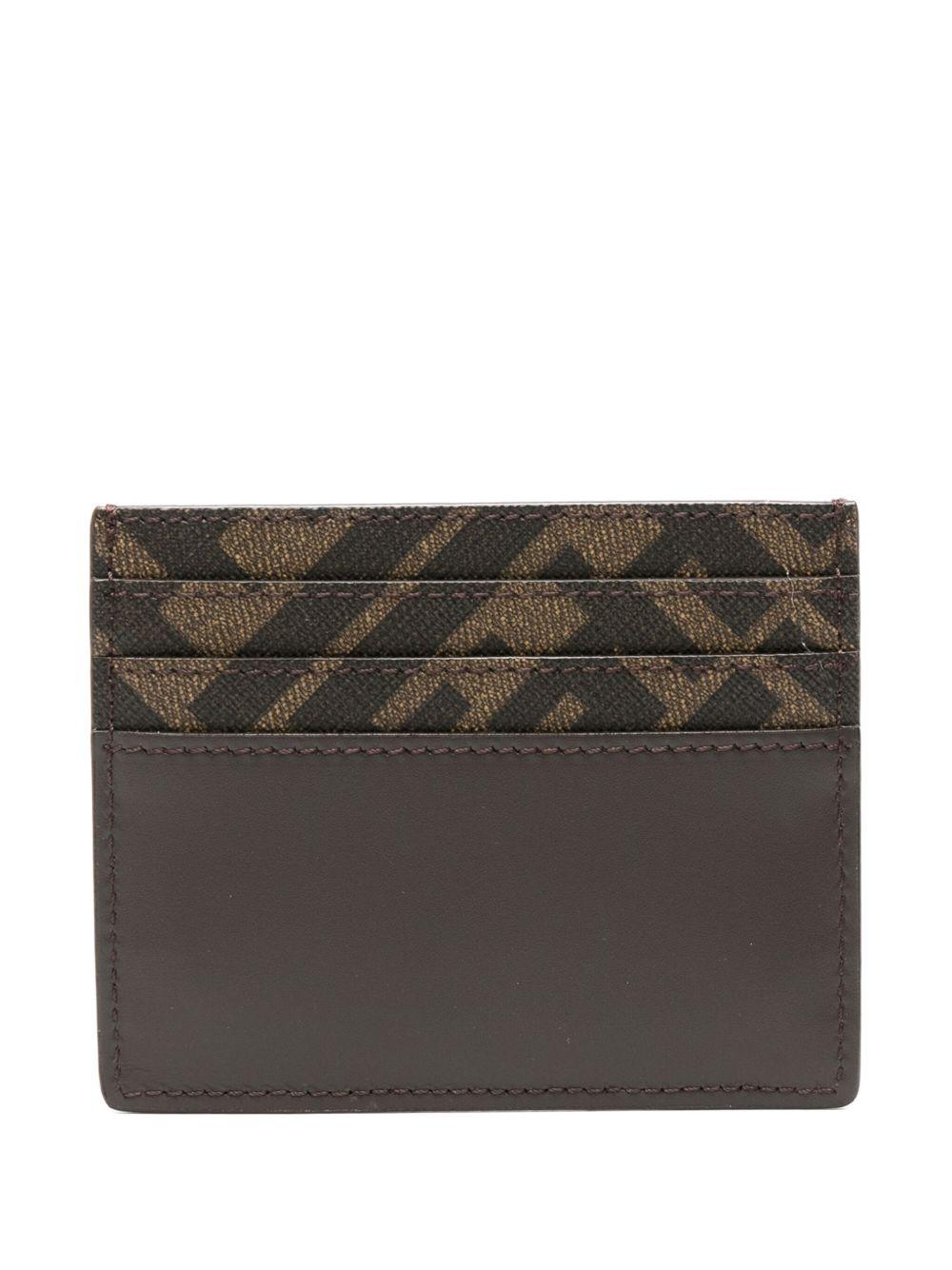 FF-plaque card holder<BR/><BR/><BR/> 7M0164 AFF2F1Q1C FENDI 