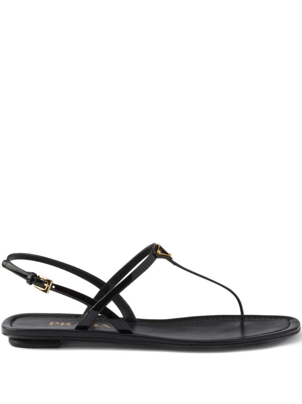Patent leather thong sandals 1Y395O069 F-005F0002 PRADA 