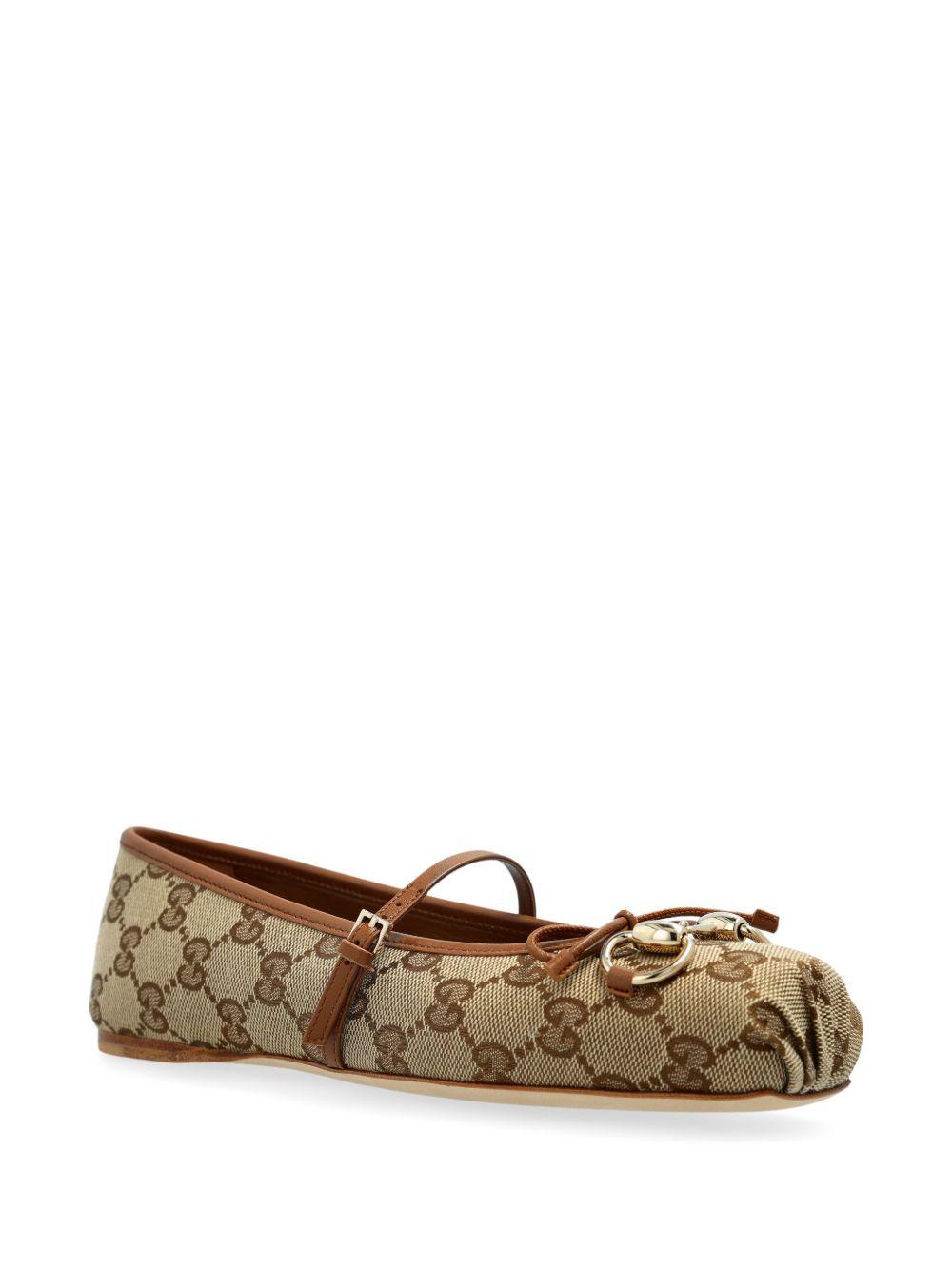 Monogram Double G pumps<BR/> 814321 FAD6C9745 GUCCI 