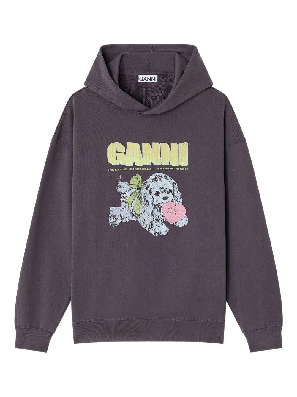 Puppy Hoodie T4360 252 GANNI 
