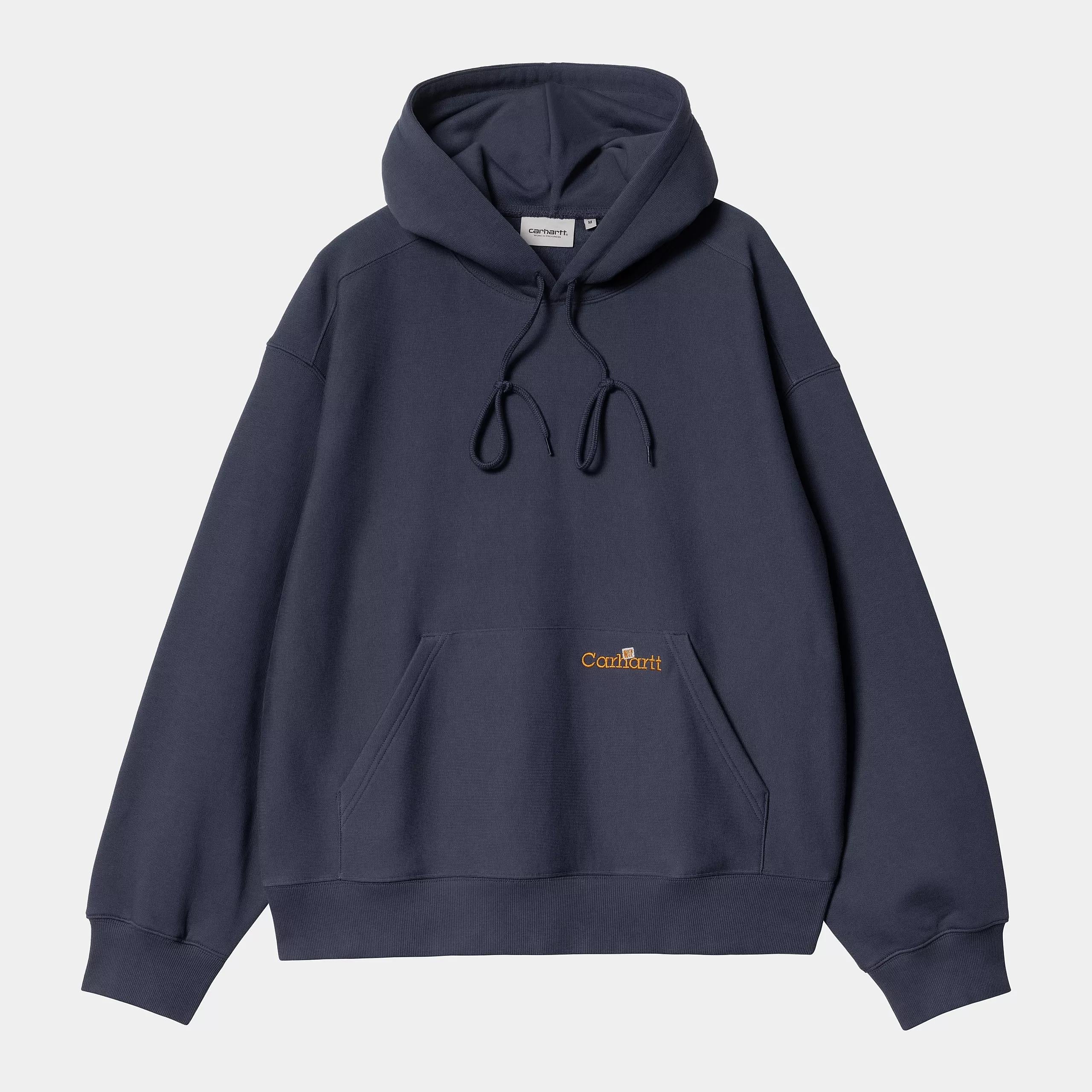 Hooded Label Script Sweat I034430 Hooded Label Script Sweat01.XX CARHARTT WIP 
