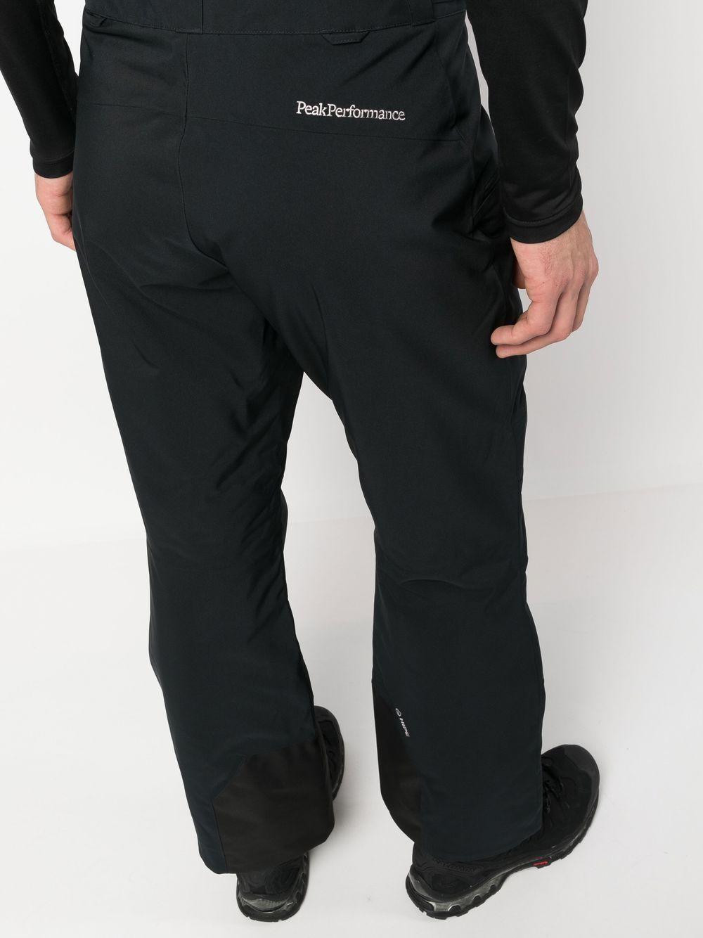 Embroidered-logo straight trousers G78542020 BLACK PEAK PERFORMANCE 