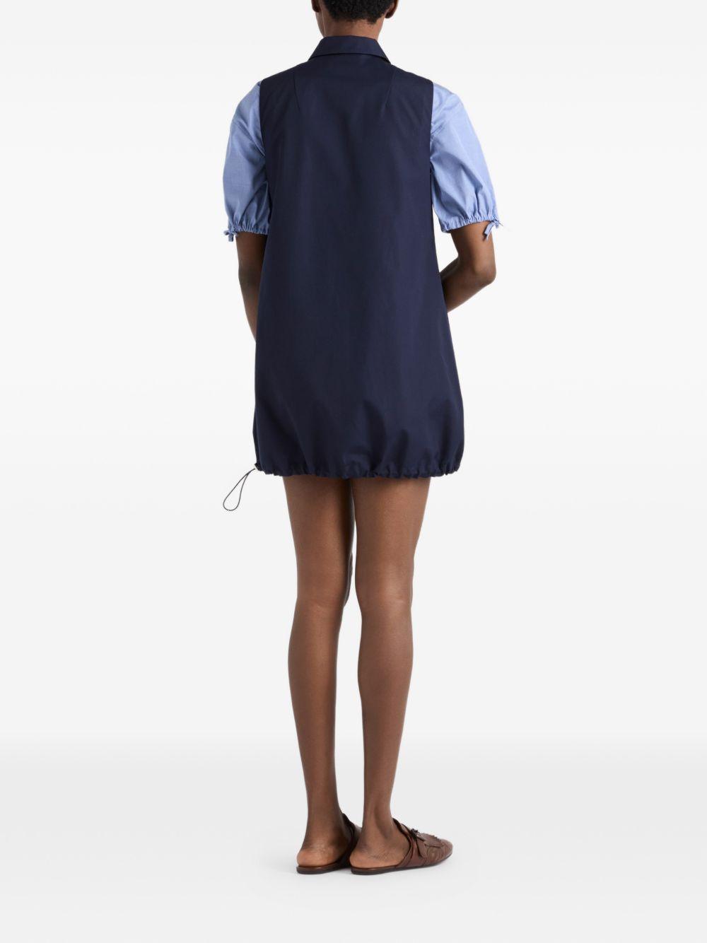 Poplin mini-dress P3Q81187P S-OOOF0008 PRADA 