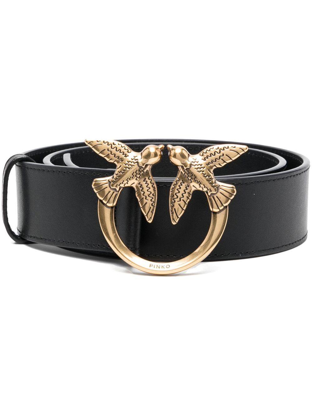 Gold logo belt 100120 A0F1Z99Q PINKO 