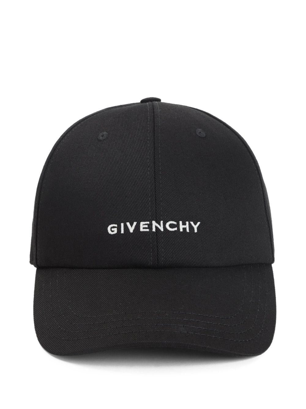 Curved baseball cap in gabardine BPZ0BWP0C4 001 GIVENCHY 